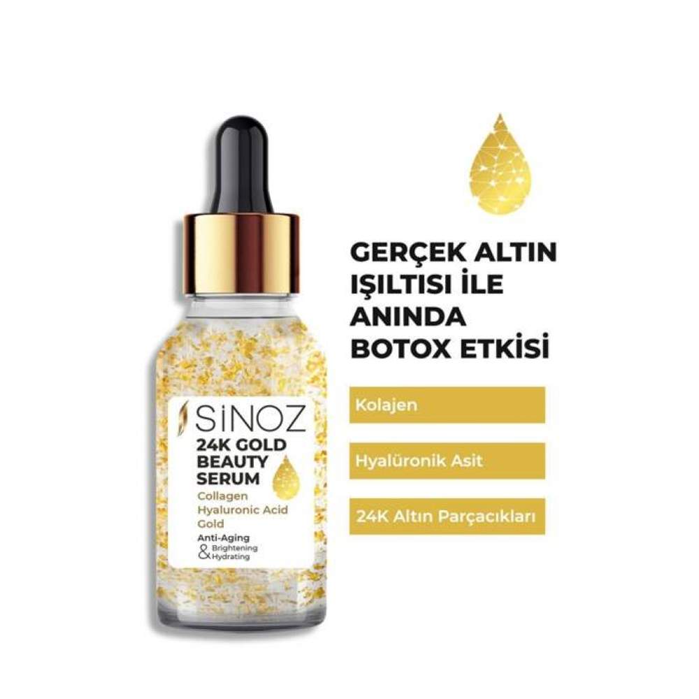Sinoz Altın 24k 30 ml Yüz Serumu Sinoz Altın 24k 30 ml Yüz Serumu